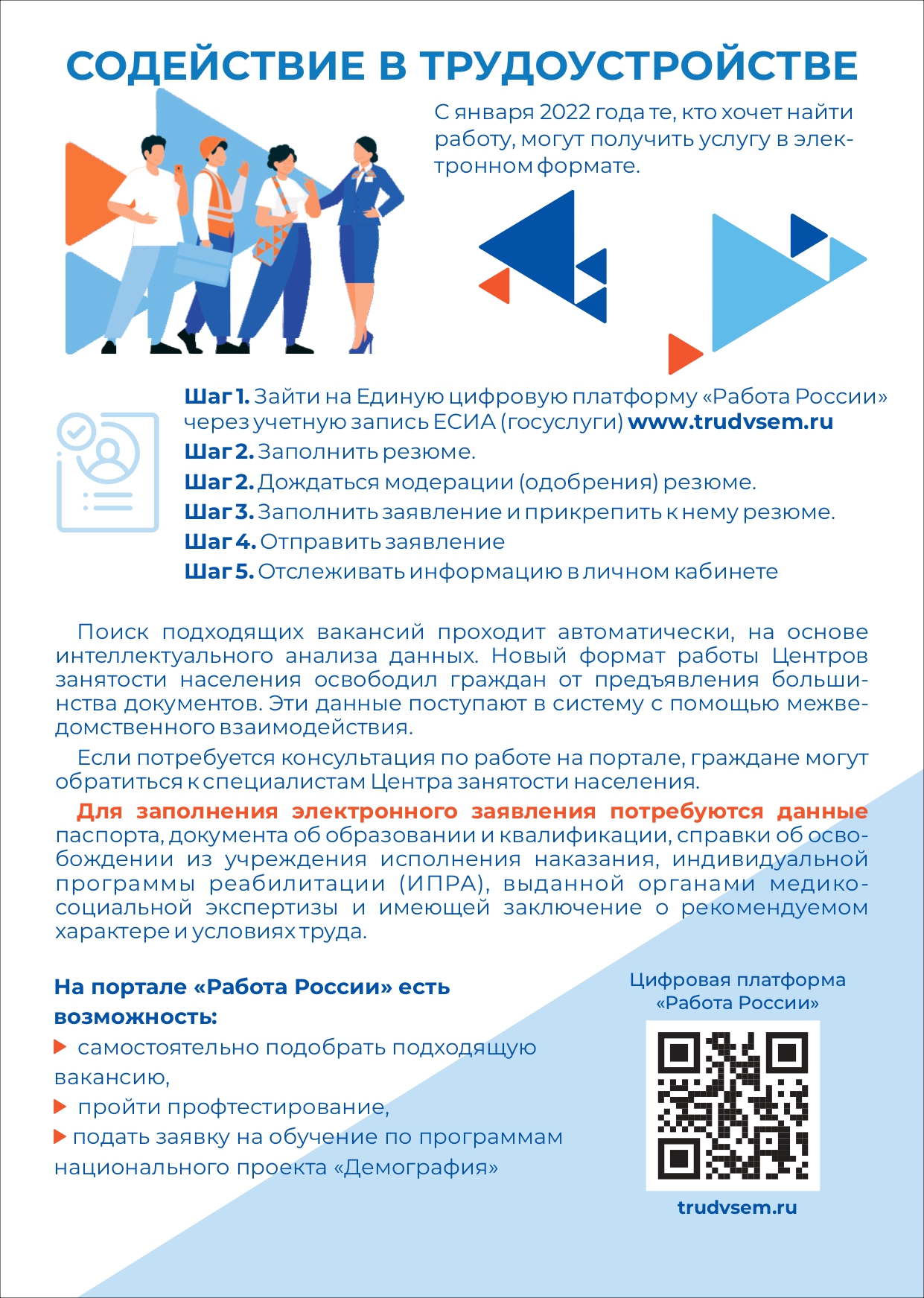 Служба занятости содействует в трудоустройстве | 10.04.2023 | Челябинск -  БезФормата