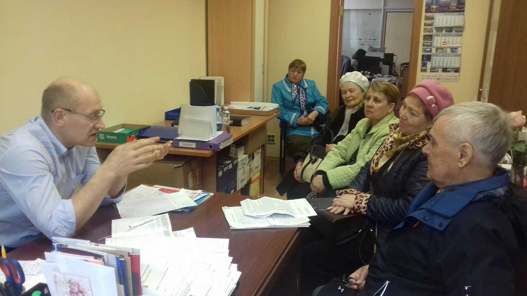 Председатель Совета депутатов Тракторозаводского района  провел личный прием граждан