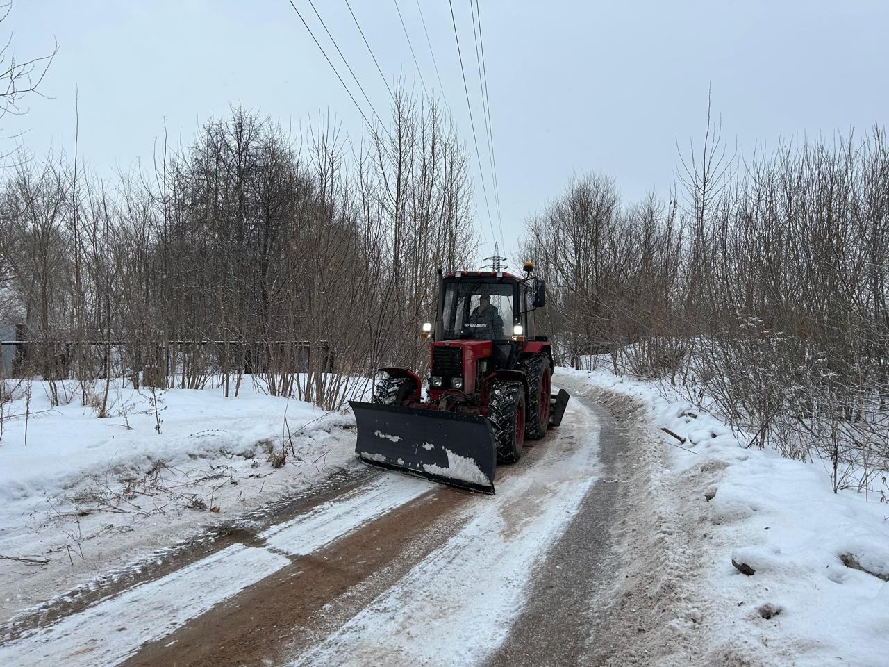 Дорожные службы работают в усиленном режиме