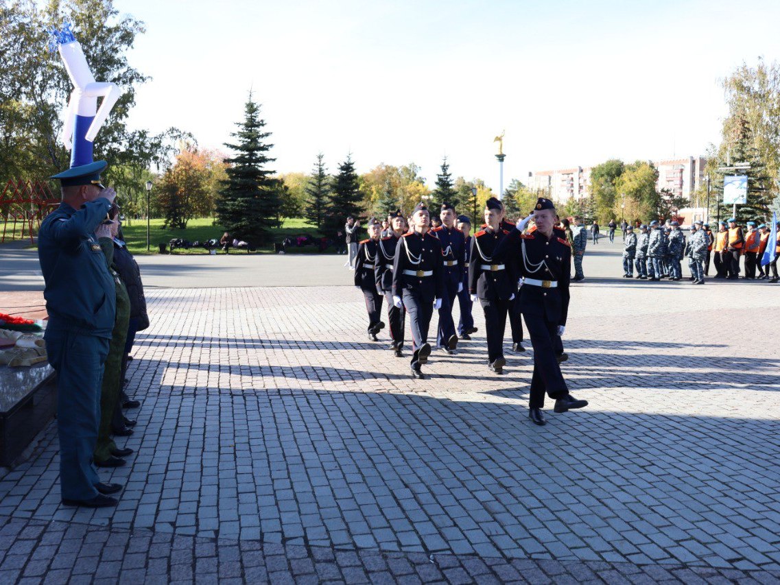 В парке «Сад Победы» прошла районная Спартакиада допризывной молодежи «Уральская Зарница — 2024»